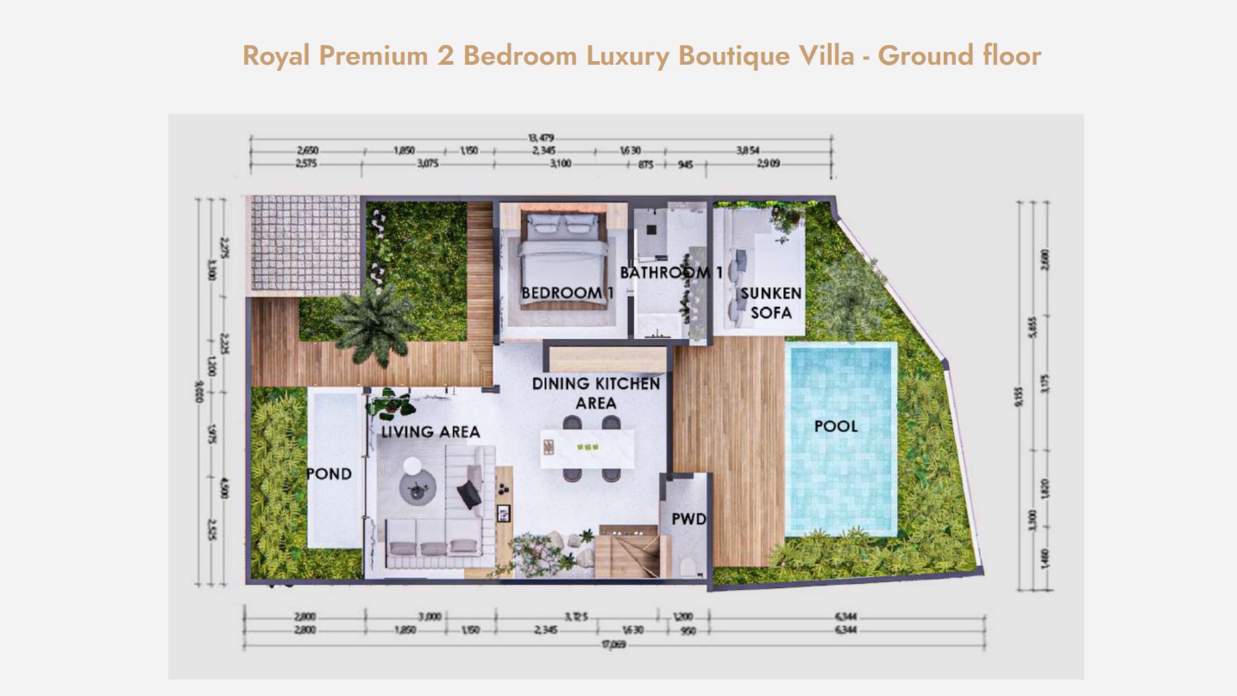  Royale Premium 2 Bedroom Villa  In Babakan Canggu 