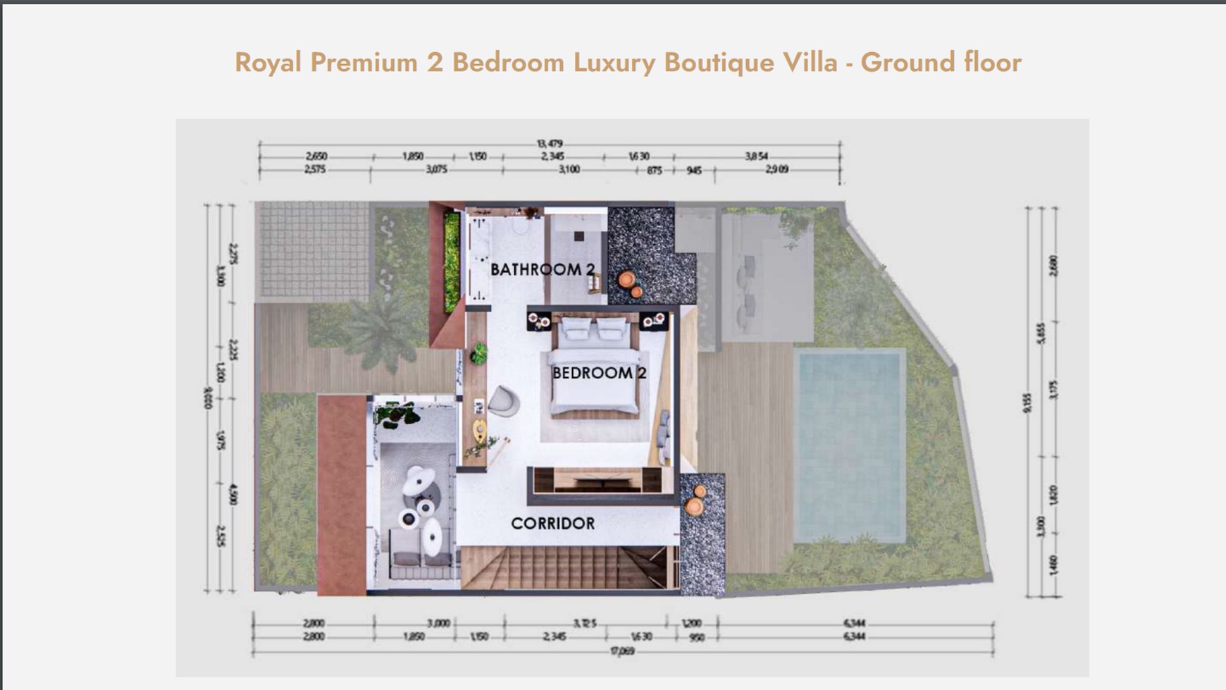  Royale Premium 2 Bedroom Villa  In Babakan Canggu 