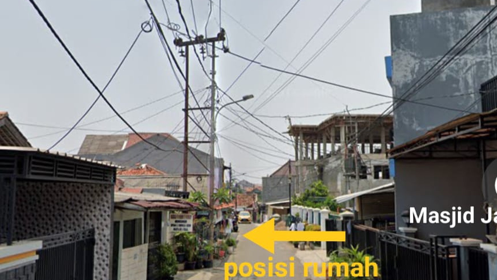 Rumah mungil di Jl. H. Gaim, Pertukangan Utara