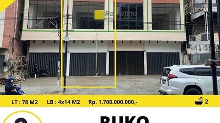 Dijual Ruko Sekip Tengah Kota Palembang