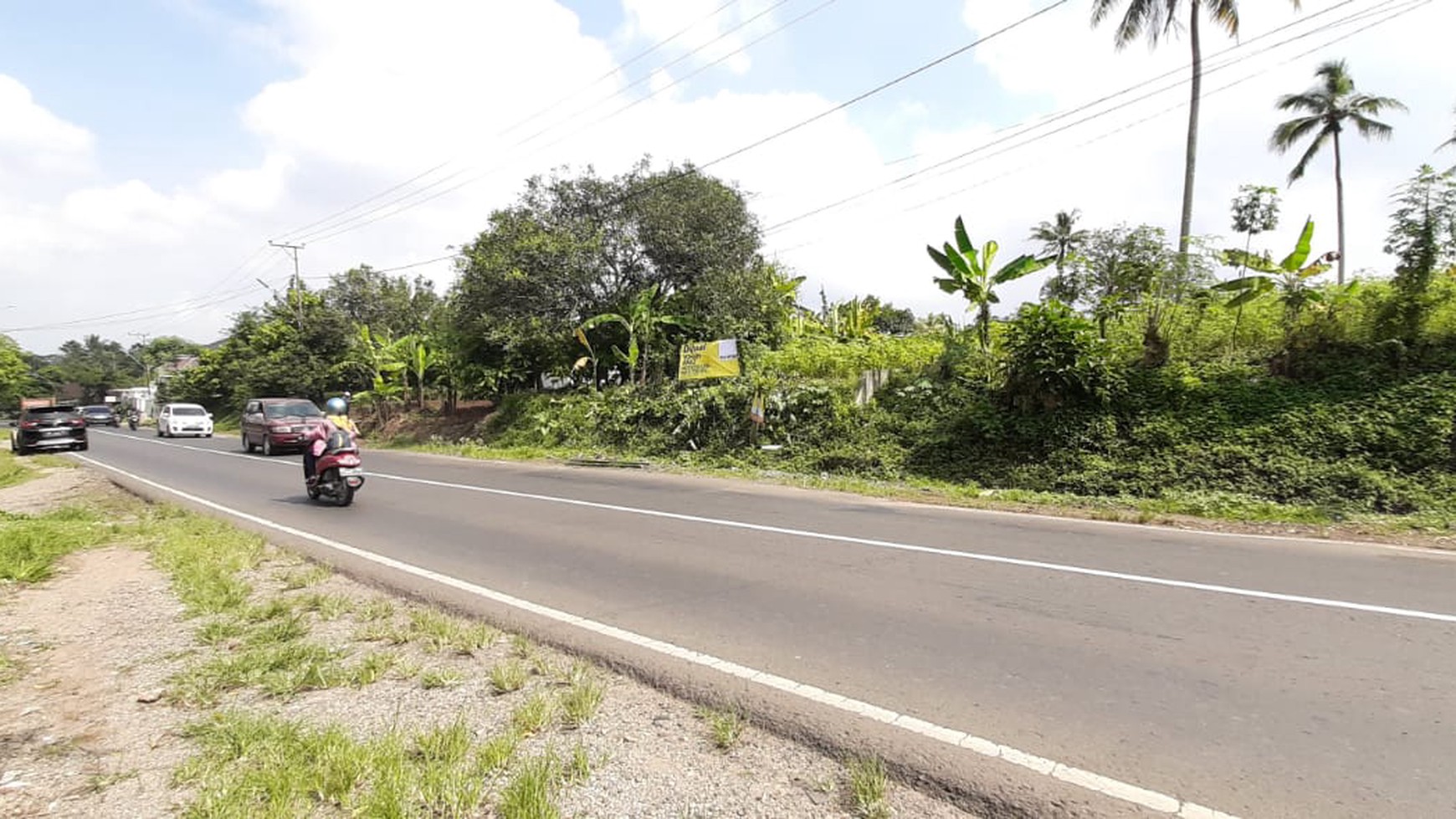 Tanah 2 Hektar Pinggir Jalan Lintas Barat Wiyono Pesawaran