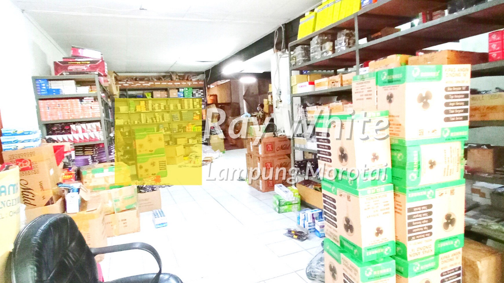 Rumah Plus Gudang Luas Tanah 6228 di Durian Payung Tanjung Karang Pusat