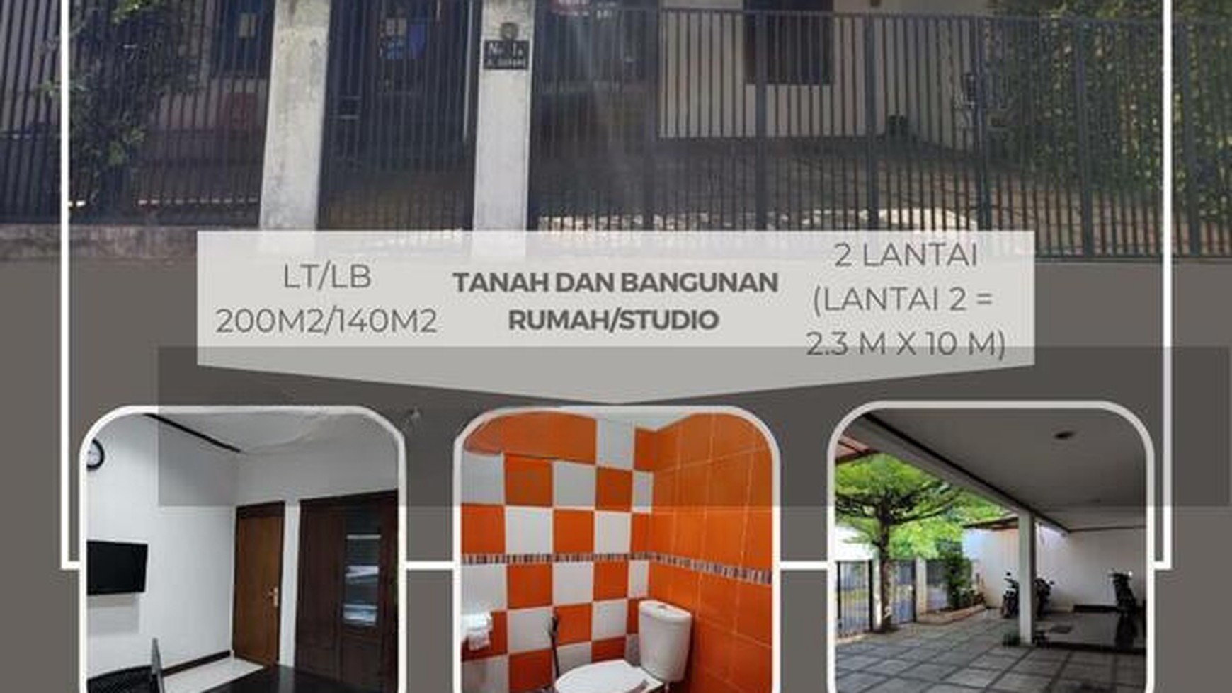 Dijual Rumah Kantor Pasar Minggu 