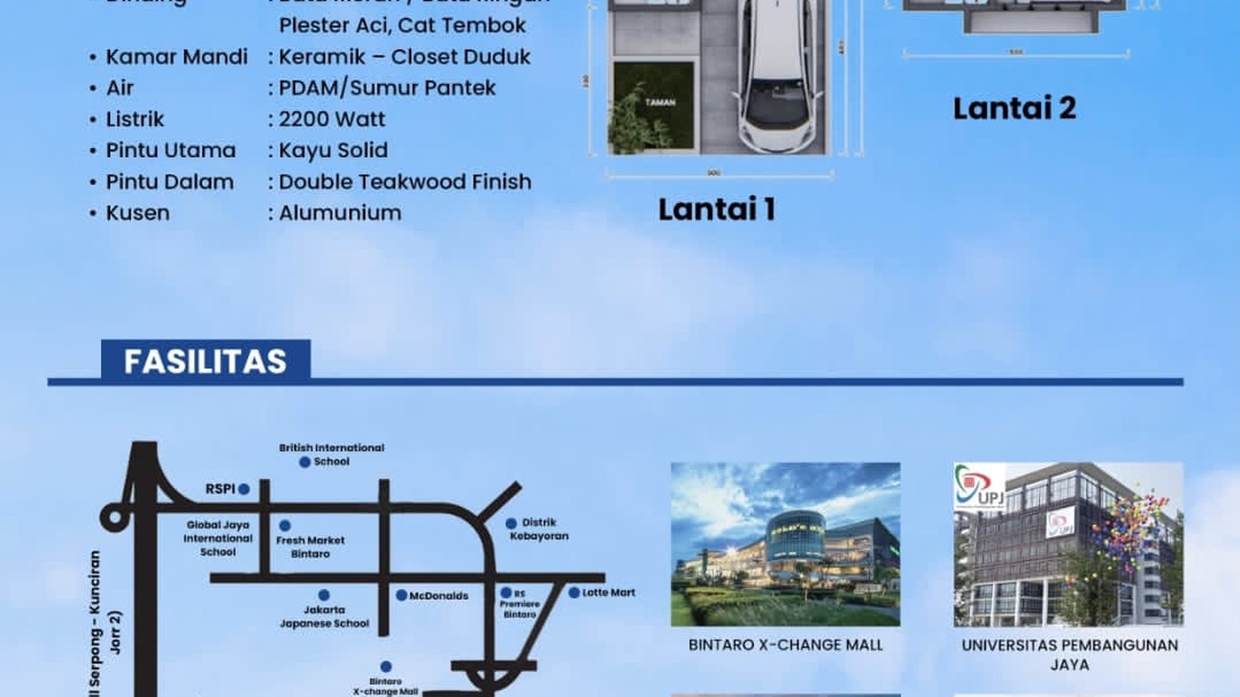 Rumah Baru, Design Minimalis Modern dan Strategis dekat Bintaro Jaya @Green Samara Bintaro