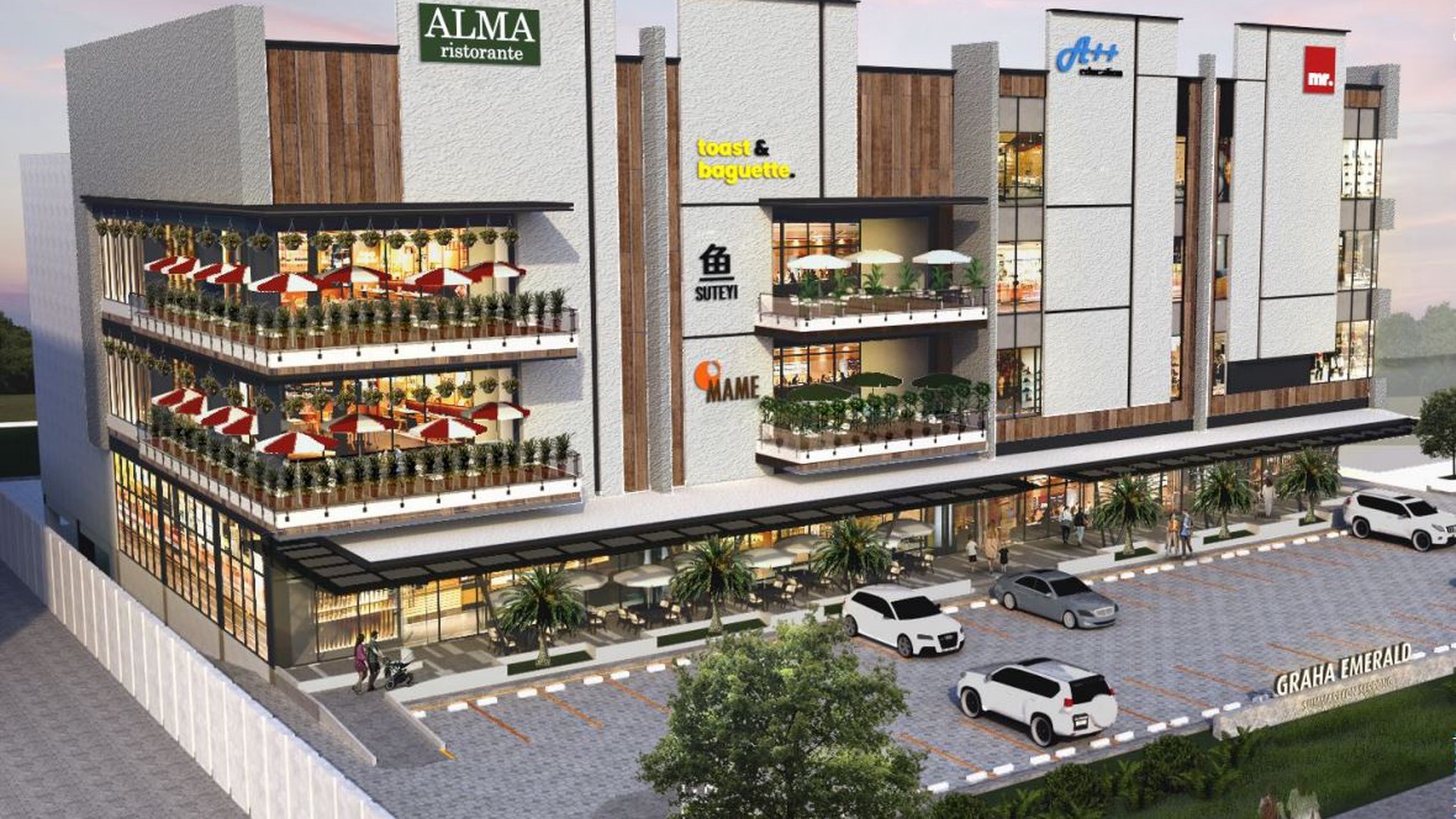 Boulevard Raya Gading Serpong Luas 14x38m2