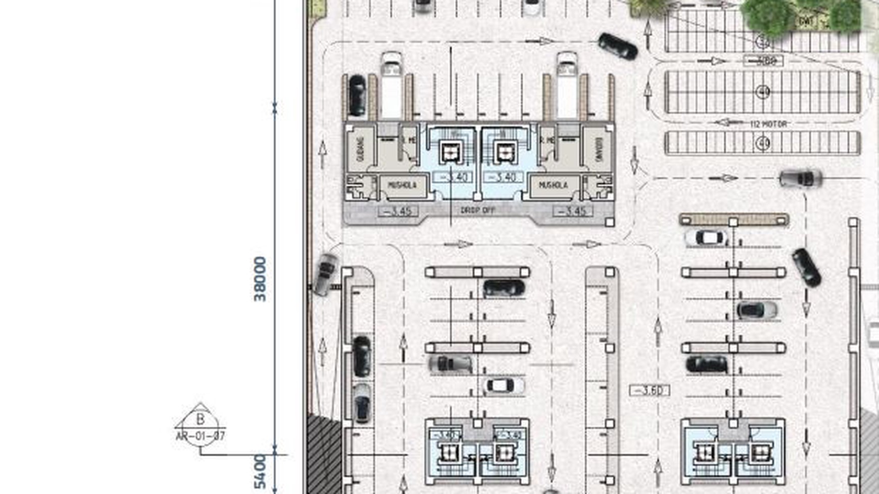 Boulevard Raya Gading Serpong Luas 14x38m2