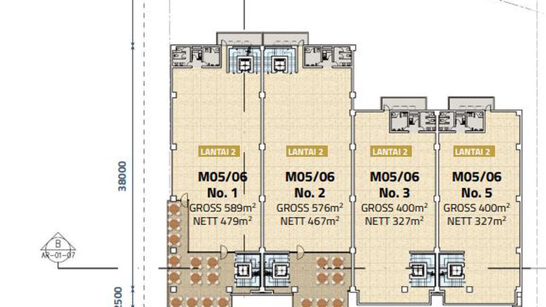 Ruko Premium Loft di tengah Gading Serpong sangat Strategis Luas 14x38m2