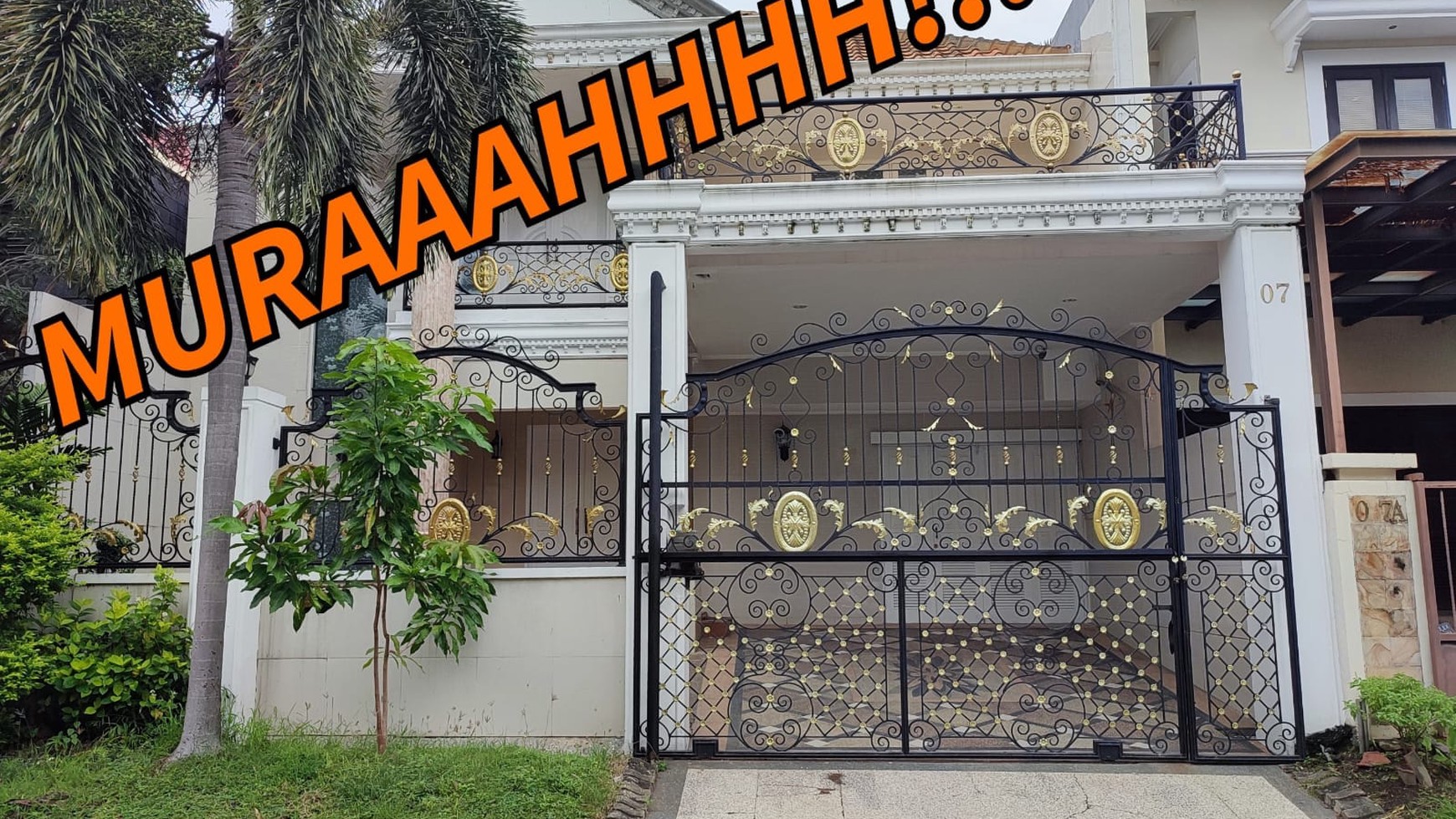 Dijual Rumah Mewah Murah Pol di Graha Famili Surabaya