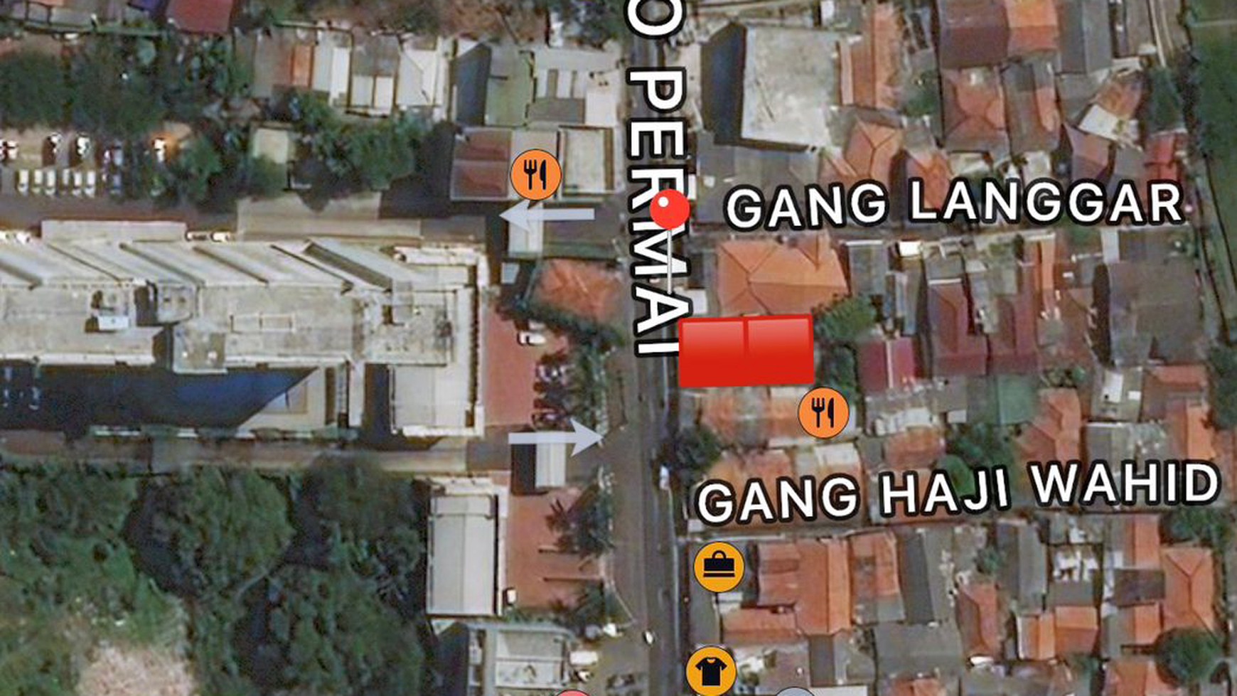 Dijual Lahan Pinggir Jalan Raya dan Kawasan Ramai @Bintaro Permai, Pesanggrahan