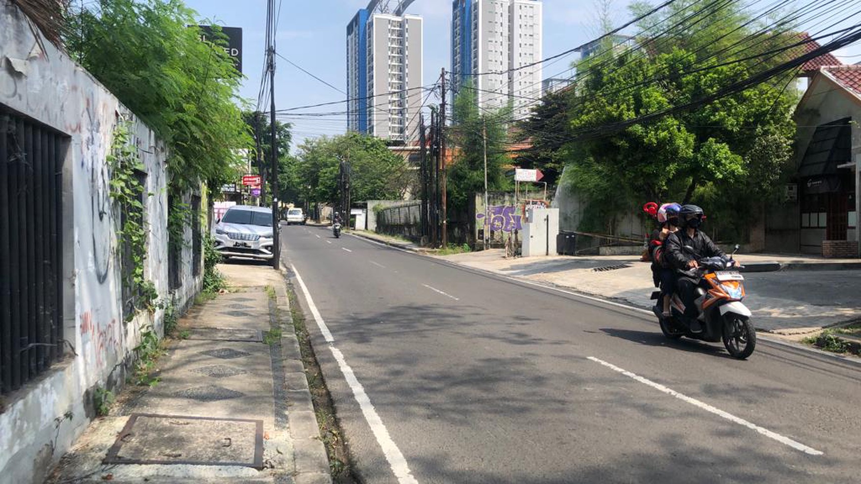 Tanah siap bangun, sudah ada IMB Ruko 3 lantai, Area Terogong, Cilandak, Jakarta Selatan