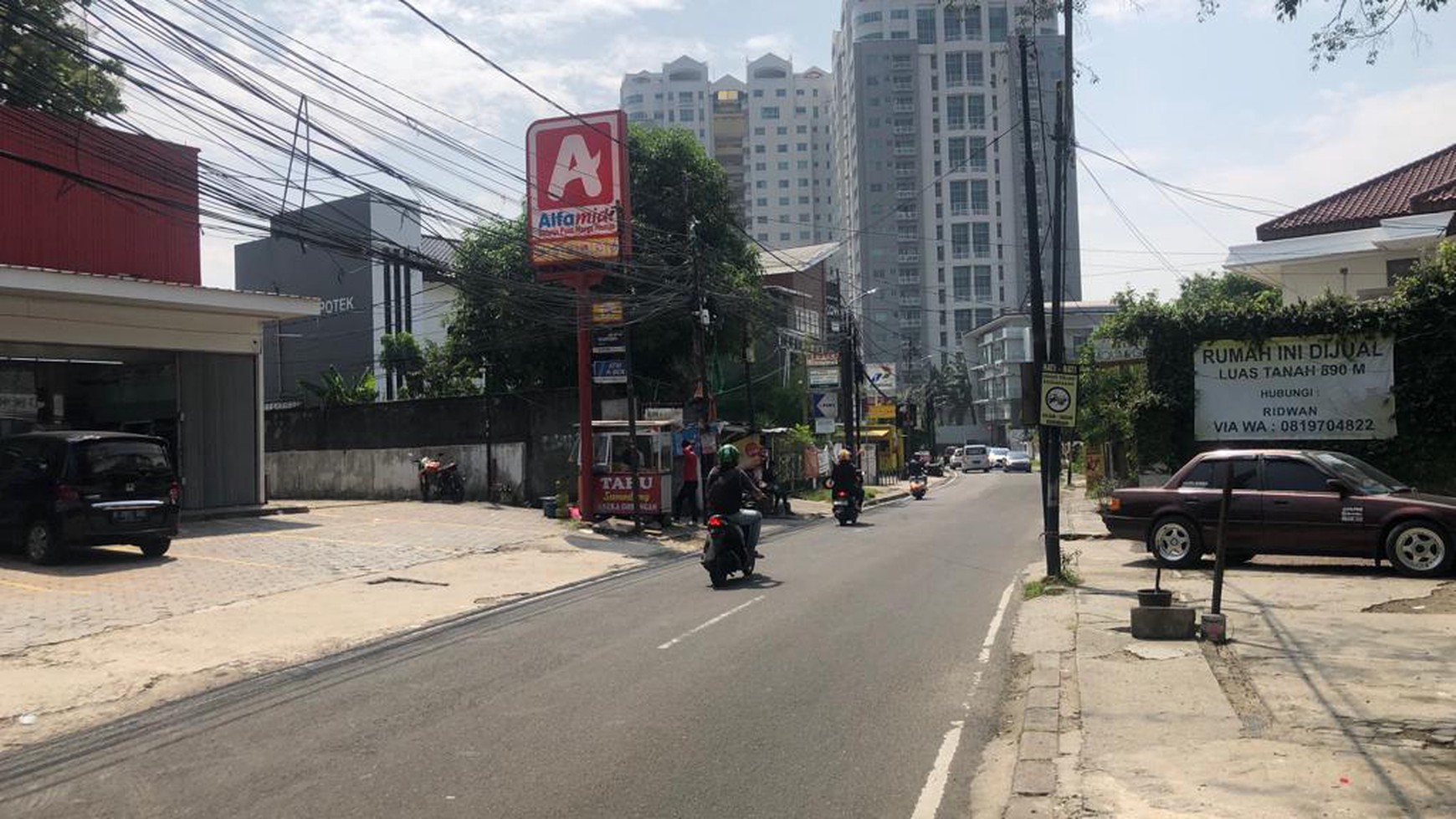 Tanah siap bangun, sudah ada IMB Ruko 3 lantai, Area Terogong, Cilandak, Jakarta Selatan