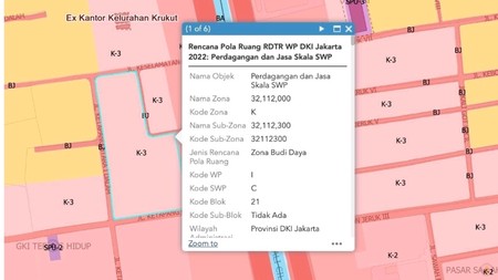 Tanah Strategis lokasih Gajah Mada Jakarta