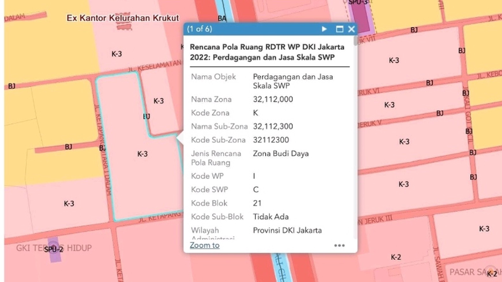 Tanah Strategis lokasih Gajah Mada Jakarta