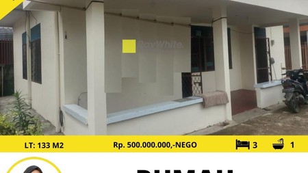 Rumah sederhana tengah kota Palembang 