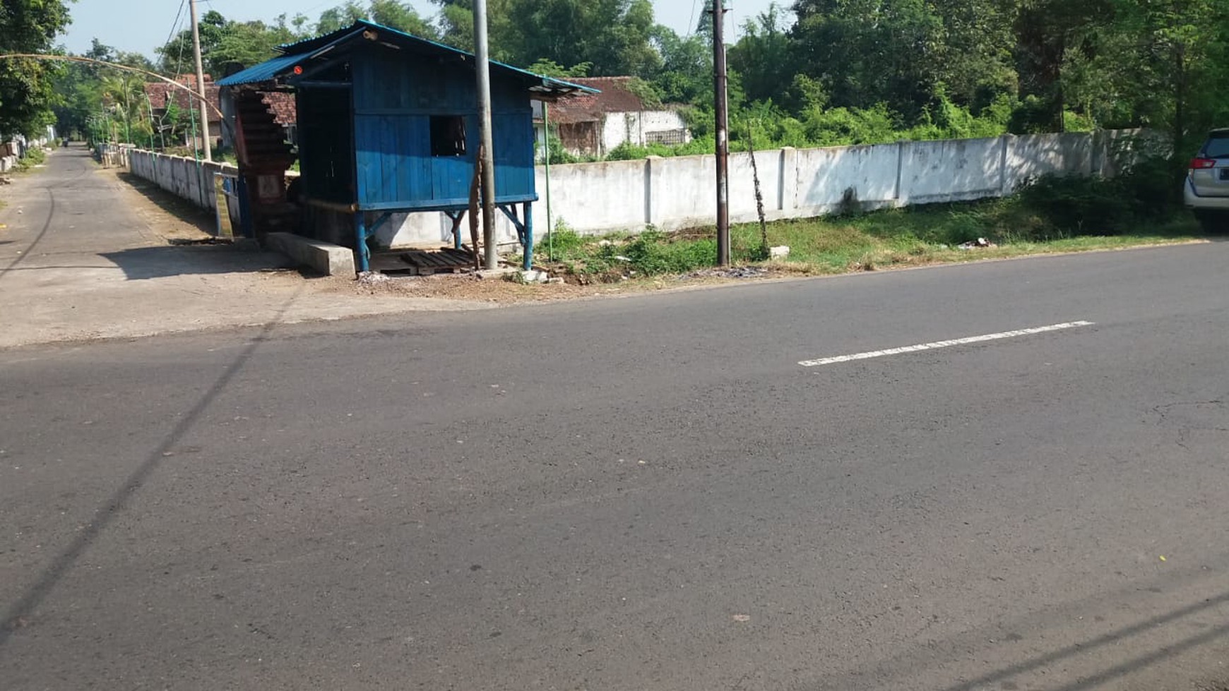 Dijual 4180 m2 Tanah Jalan Raya Trawas - Mojosari - Mojokerto - Jawa Timur