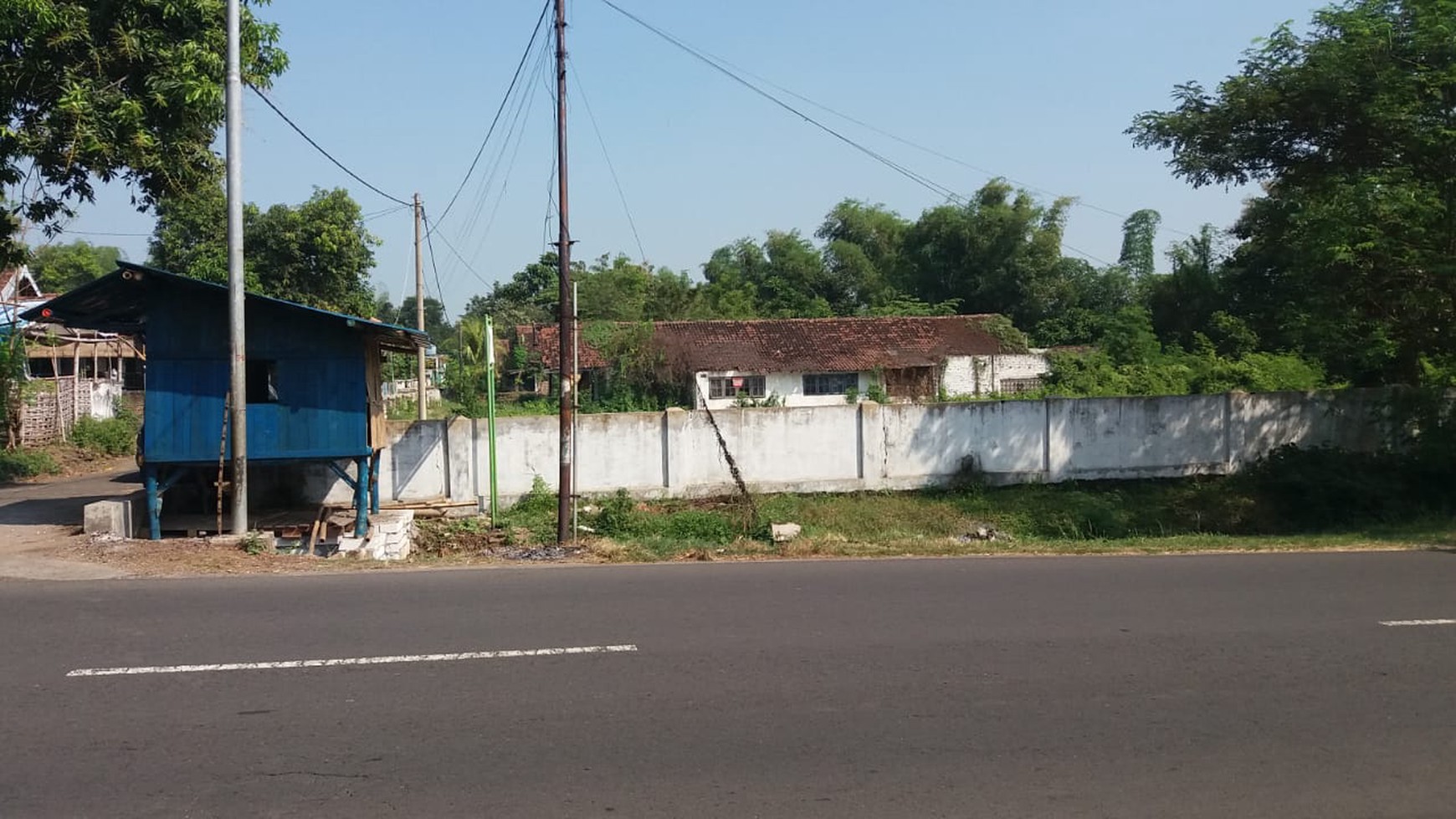 Dijual 4180 m2 Tanah Jalan Raya Trawas - Mojosari - Mojokerto - Jawa Timur