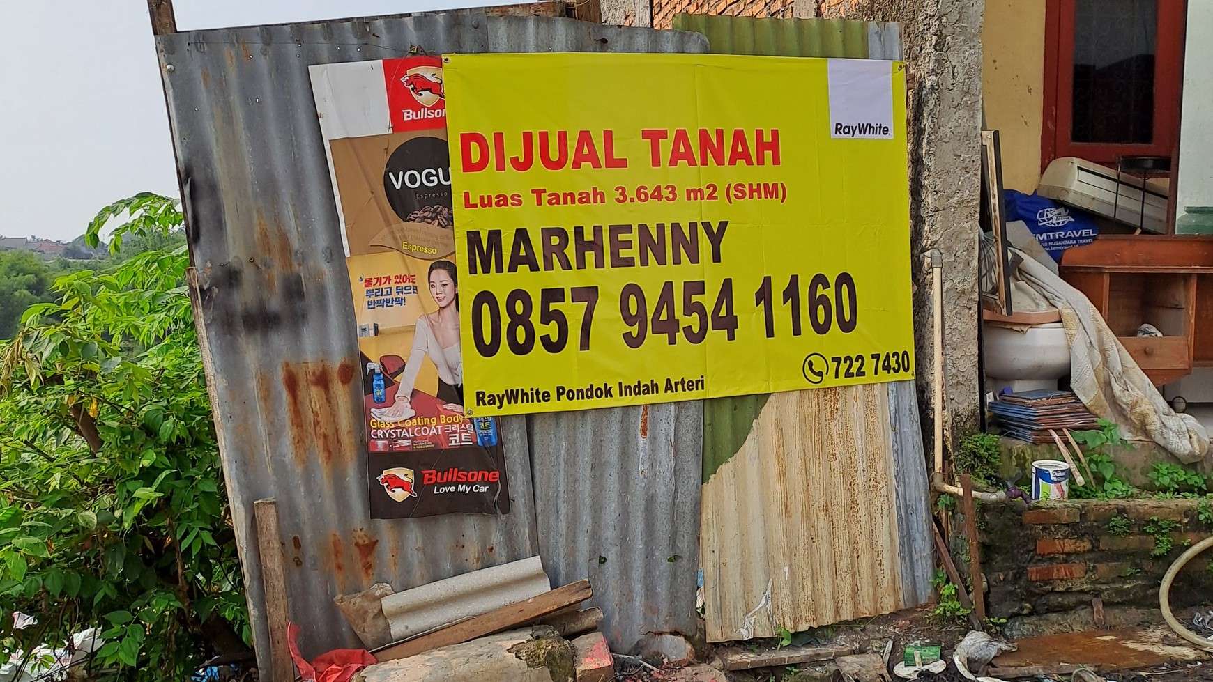 Dijual Tanah di Gandul Cinere Depok 