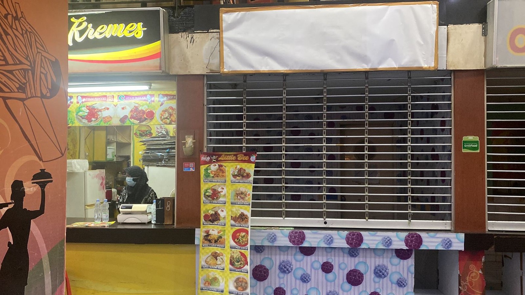 Detos kios foodcourt lantai 2 jual cepat