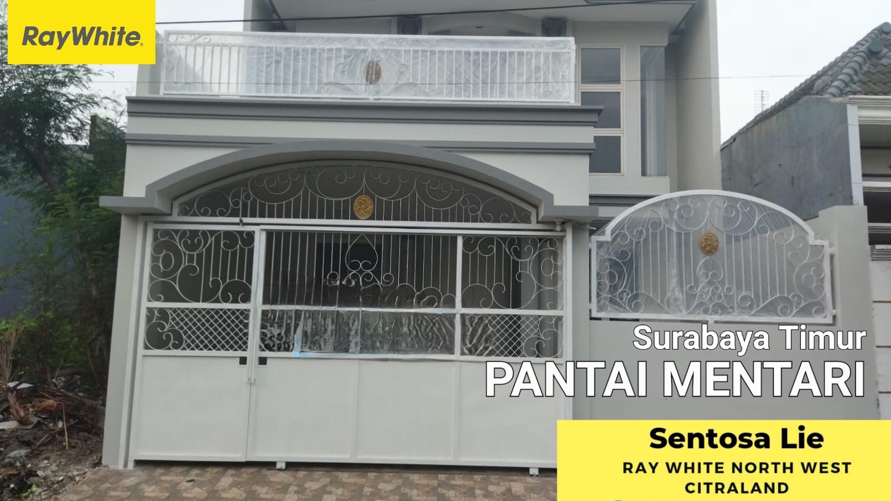 Dijual Rumah Pantai Mentari - Surabaya Timur - 2 Lantai - Renov Cantik