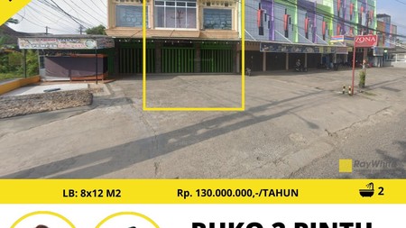 Disewakan ruko 2 pintu