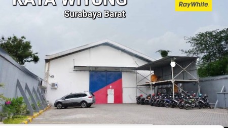 Dijual Raya Wiyung - Nol Jalan Raya - Bangunan 2 Lantai + Parkiran Mobil LUAS sebaris AUTO 2000 Wiyung Surabaya