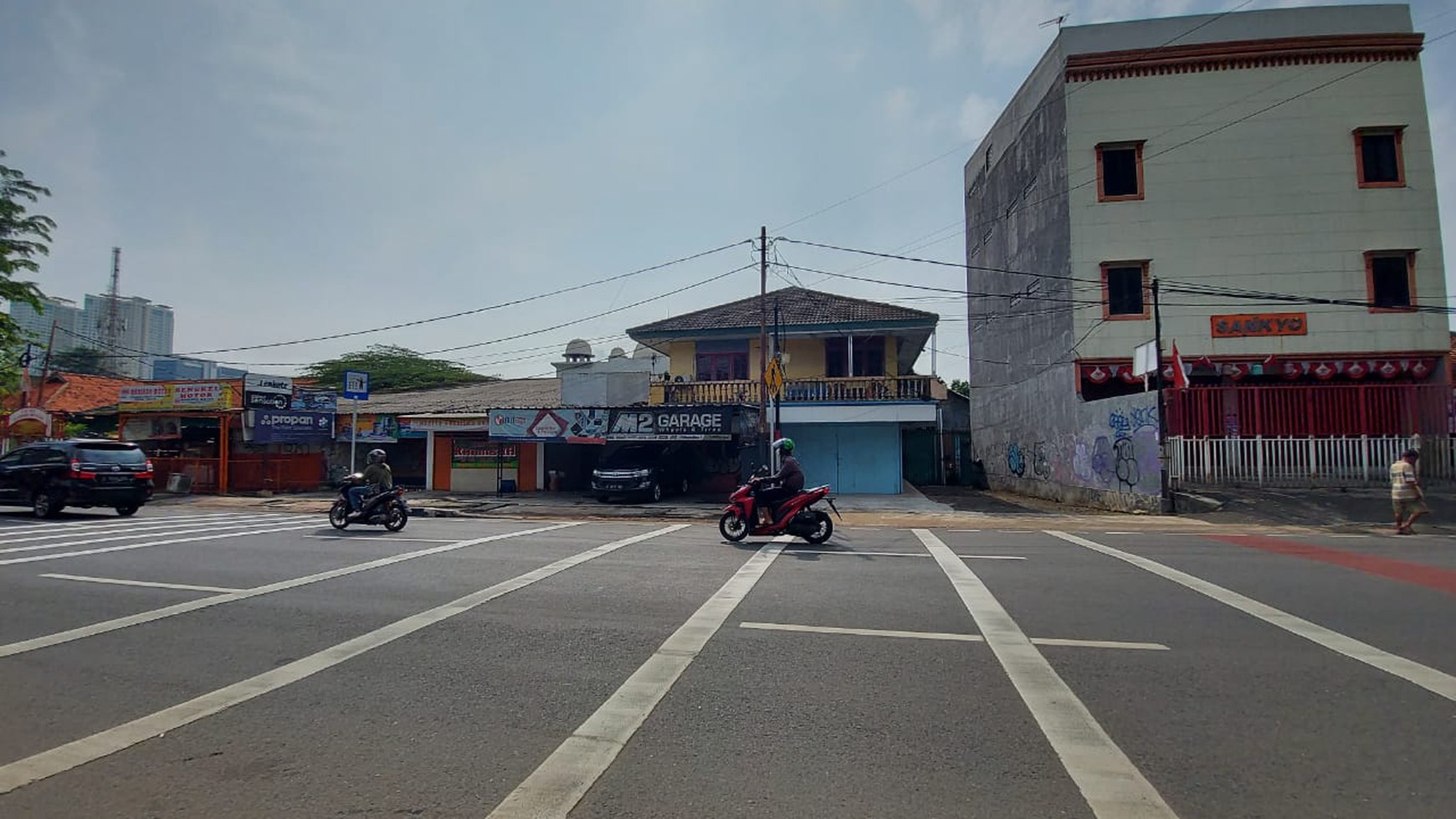 Kebayoran lama jalan utama tanah kusir zona ungu komersial gudang