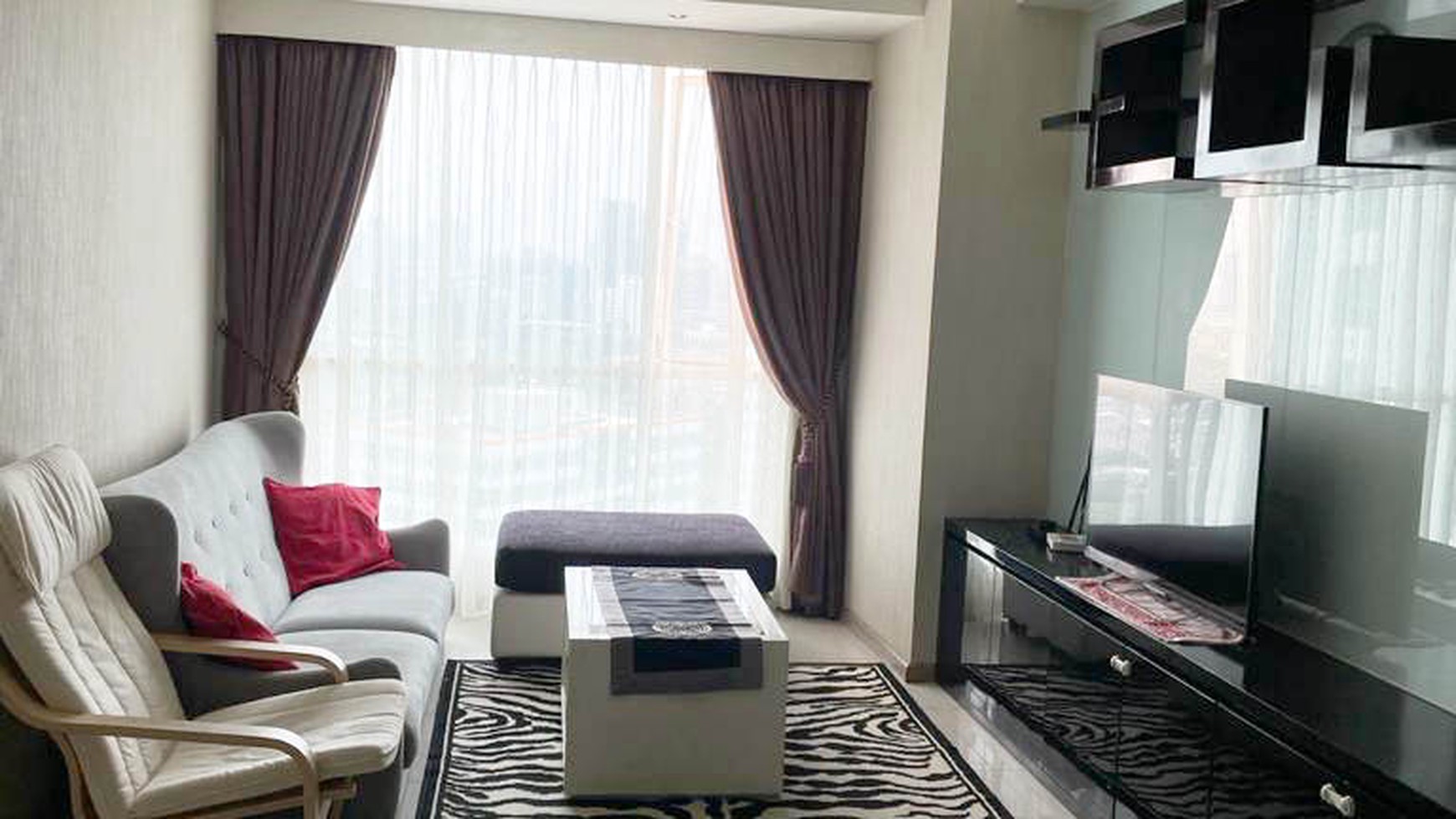 jual cepat Apartemen Casa Grande furnished, Twr Montana, Kuningan Casablanca, luas 102m2