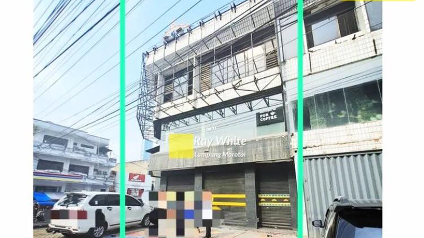 Ruko 3 lanatai dijalan RA Kartini Tanjung Karang Pusat