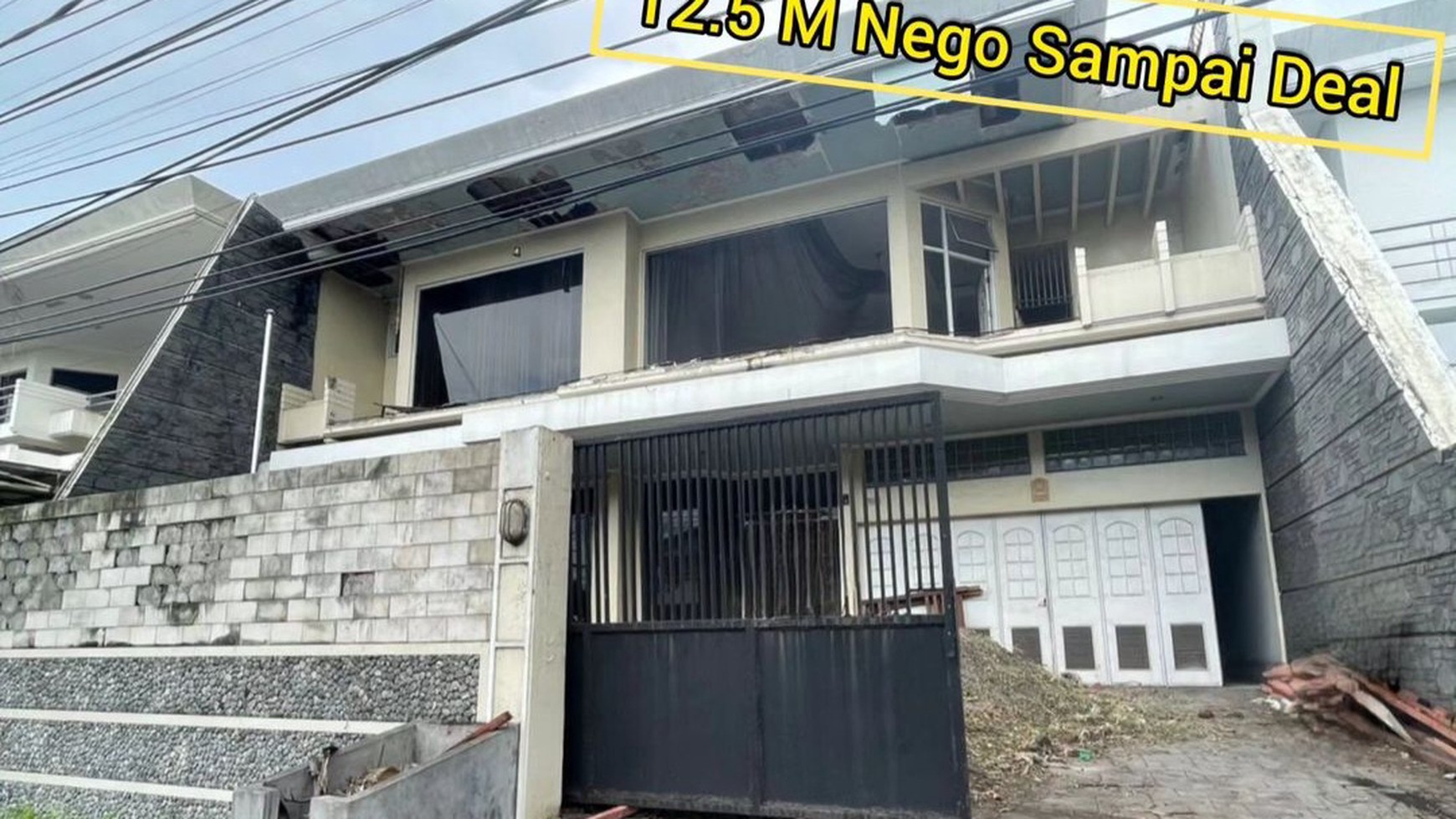 Dijual Rumah Raya Satelit  Murah Itung Tanah Nol jalan raya Surabaya Barat