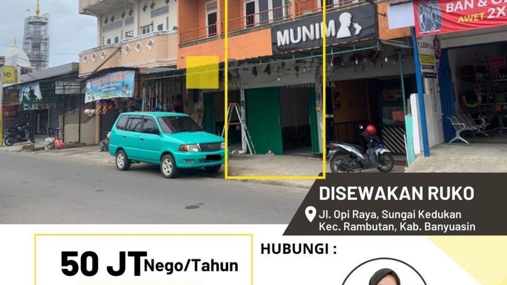 RUKO SEWA LOKASI PALEMBANG 