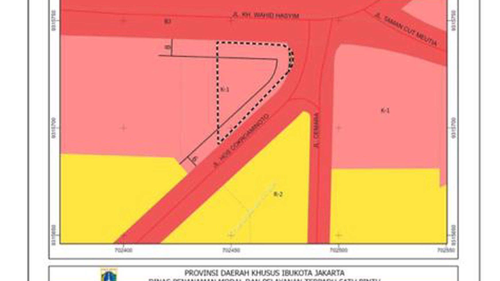 Dijual Lahan Komersil Menteng 