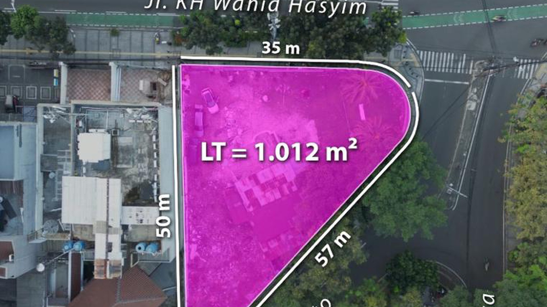 Dijual Lahan Komersil Menteng 