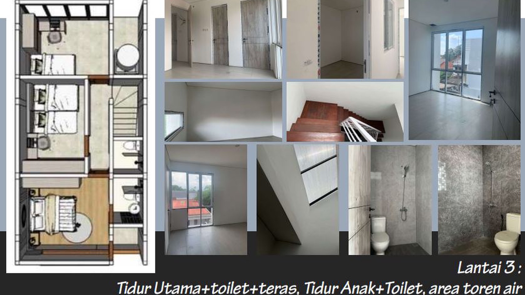 2 Unit Rumah baru di area Bogor Utara, Tanah Baru - Bogor 