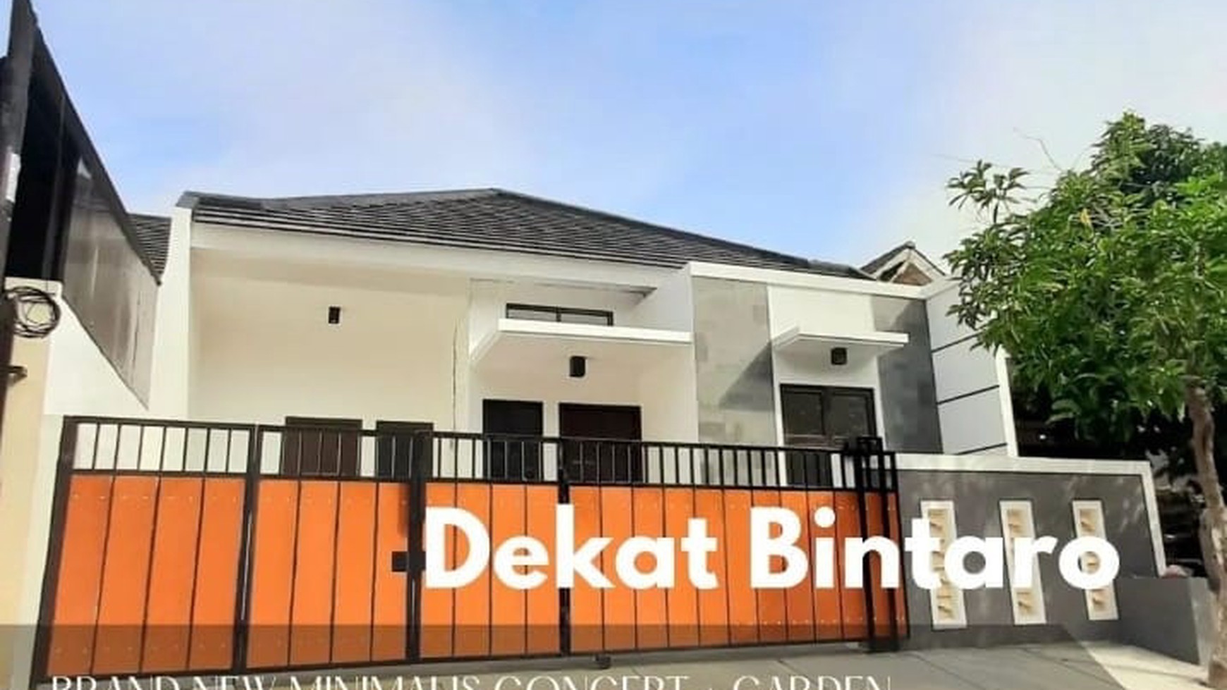 Rumah Baru Siap Huni dan Hunian Nyaman @dekat stasiun sudimara 