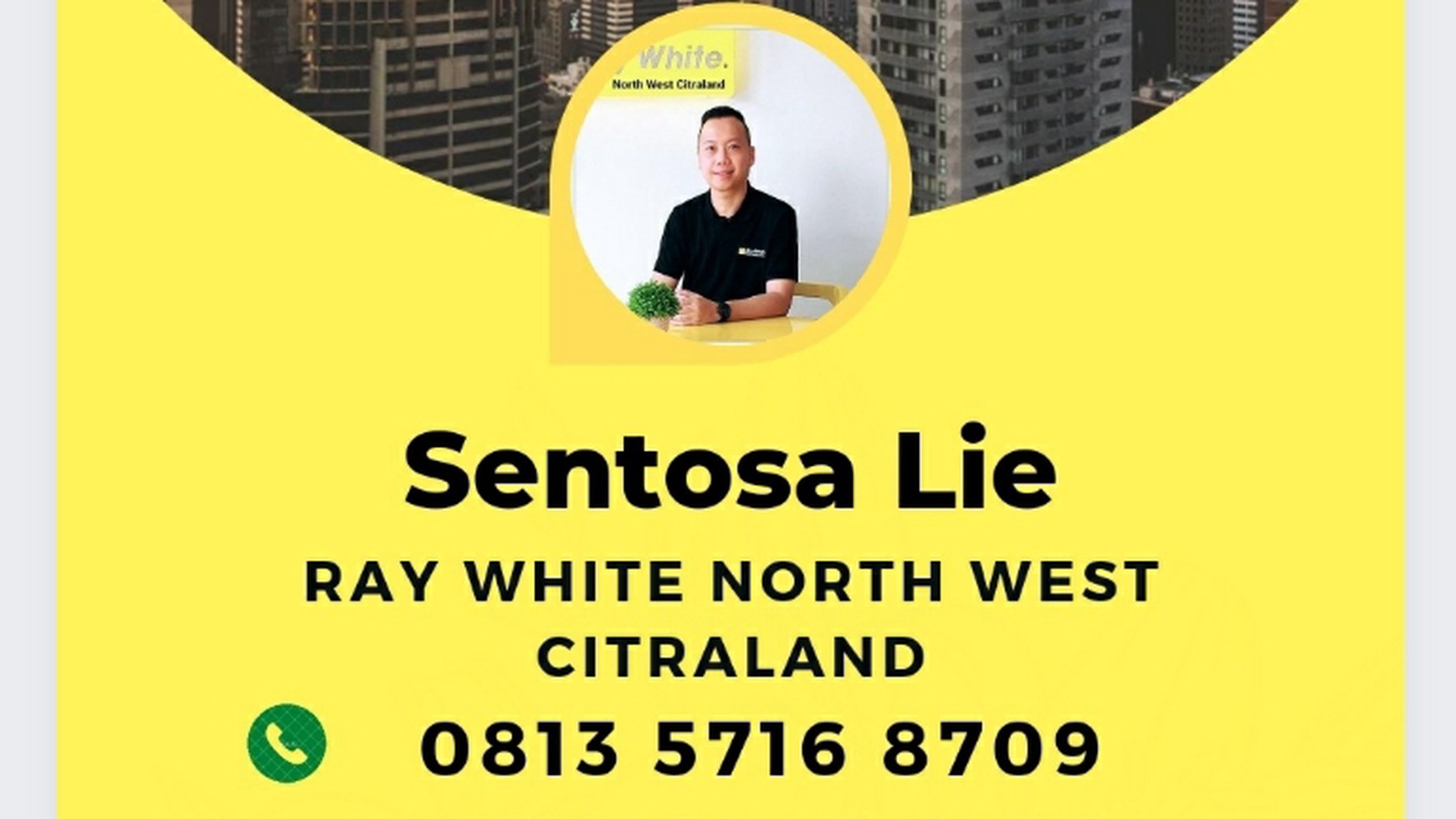 Dijual Rumah North West Lake Citraland Surabaya - Tipe Malawi Deluxe - 2 Lantai - 2 K.Tidur - Siap Huni