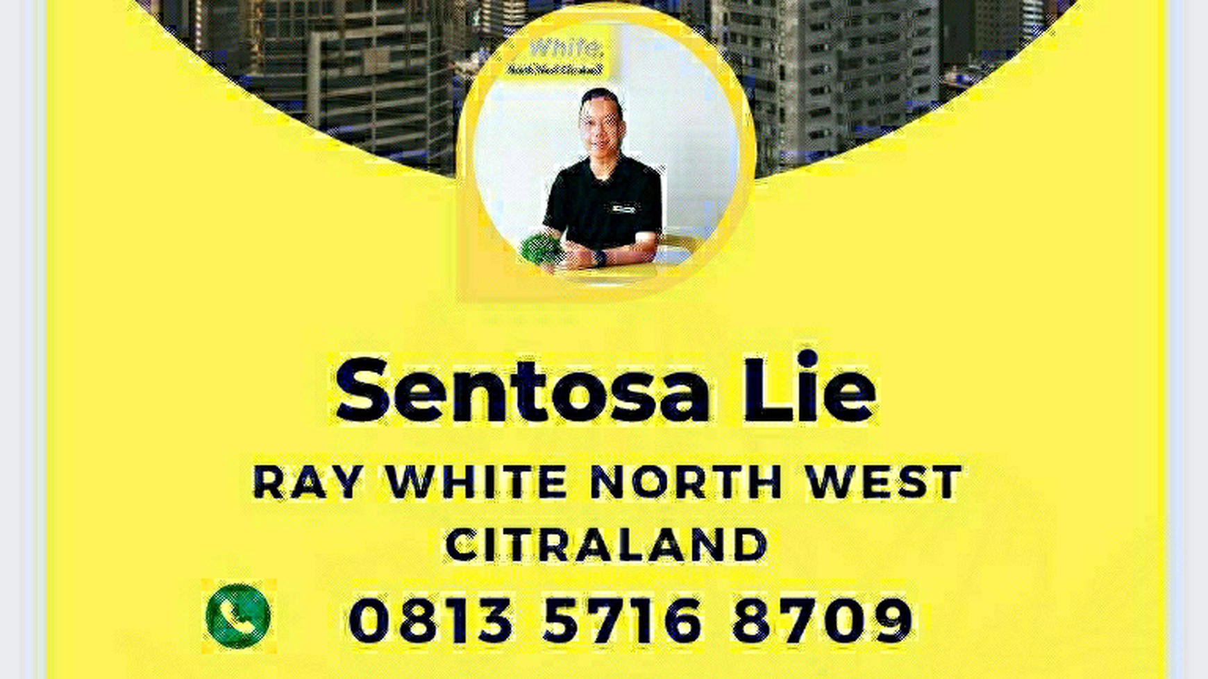2 Man Rumah Pelican Hill Citraland Surabaya- 4 Kamar Tidur - Cantik Siap Huni - TerLUAS 8Ã-15