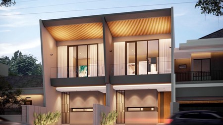 Rumah di Jemursari Timur, Baru Gress, Minimalis, 2 Lantai