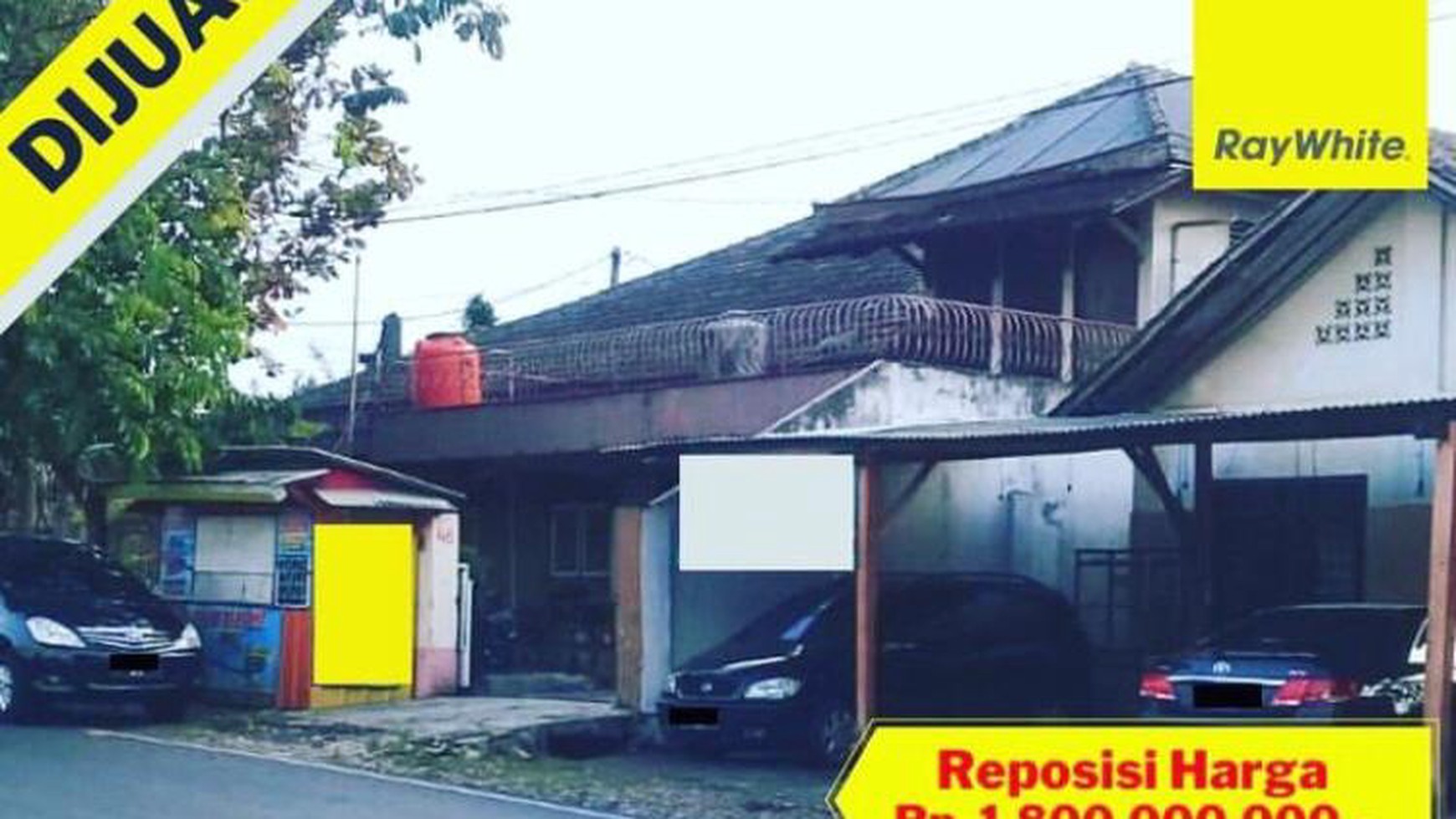 Rumah dipinggir jalan Sisingamangaraja Gedong Air Bandarlampung