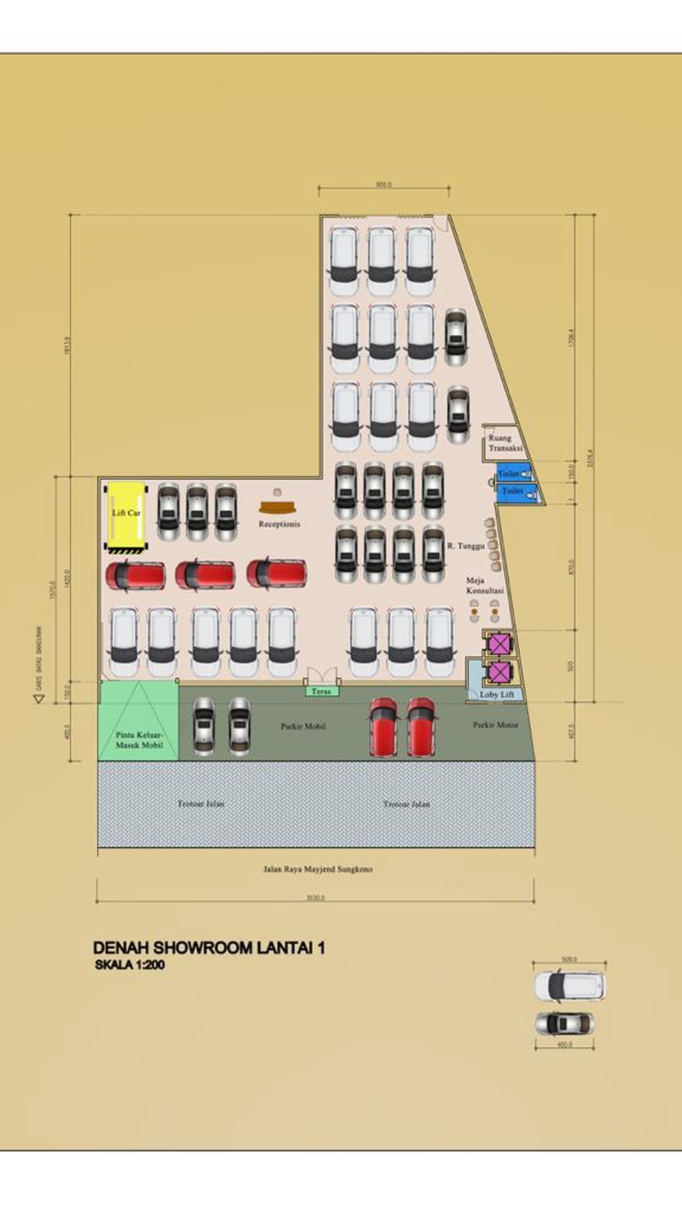 Tanah jalan Raya Mayjend Sungkono, Pusat Surabaya kota