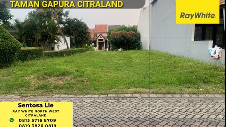 MURAH Tanah Kavling Taman Gapura Citraland  - Rp.12jt-an/m2 - Lokasi Bagus TerDEPAN dekat GWalk Citraland 