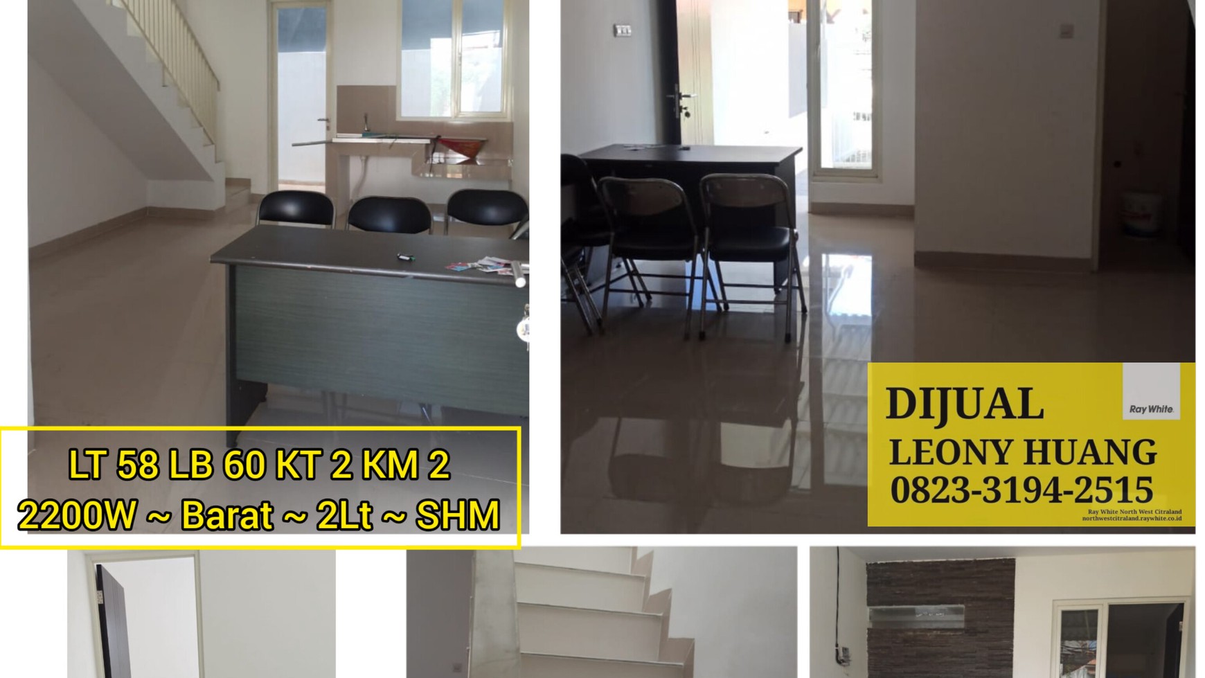 Dijual Rumah Semi Furnished Cantik North West Lake Citraland Surabaya barat 1man