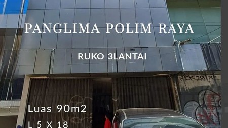 Ruko 3 Lantai di Panglima Polin Kebayoran Baru