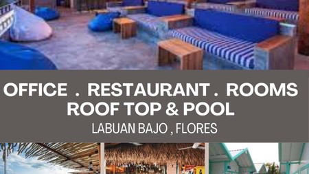 For Sale Freehold - Restaurant , bar and rooms  with  harbour view in the tourist centre of  Labuan Bajo city  , East Nusa Tenggara