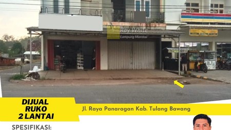 Ruko 2 Lantai di Jalan Raya Panaragan Tulang Bawang