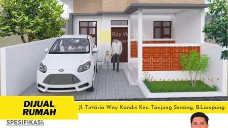 Rumah Minimalis 3 Kamar Tidur di Jalan Tirtaria Way Kandis Tanjung Senang