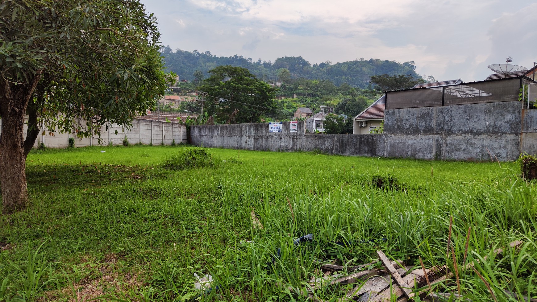 Tanah Hook luas 521m2 di Perumahan Citra Garden Bandar Lampung