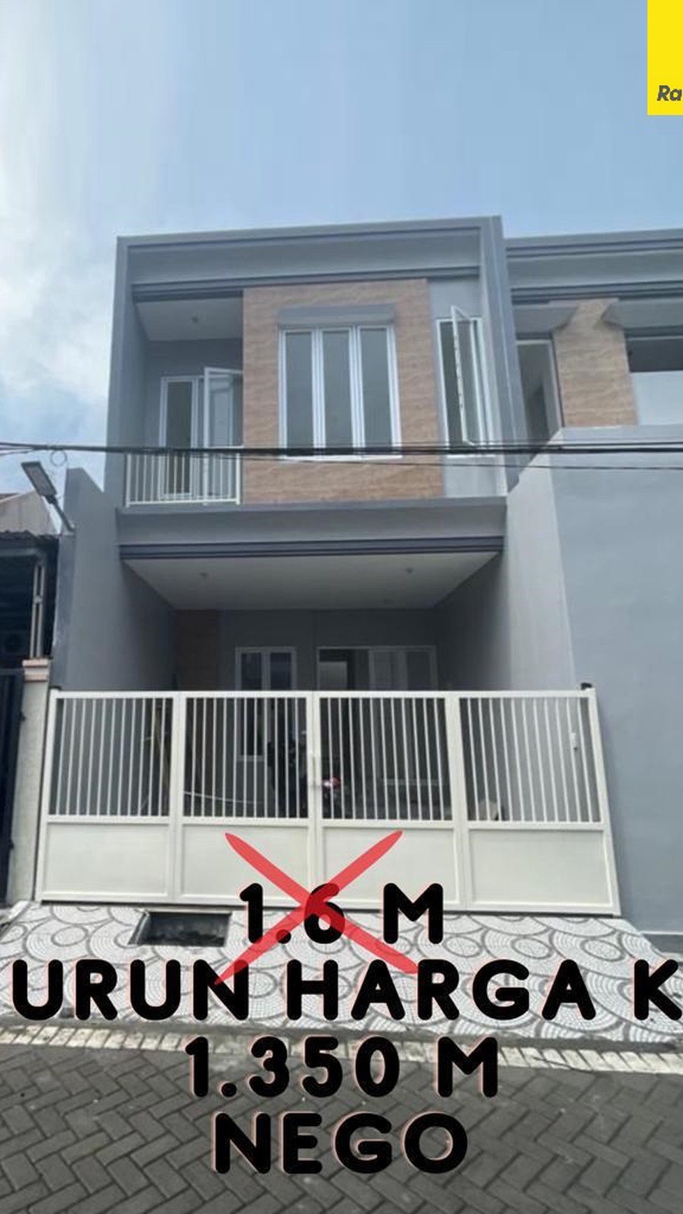 Dijual Rumah 2 lantai SHM di Pondok Tjandra Mangga Sidoarjo