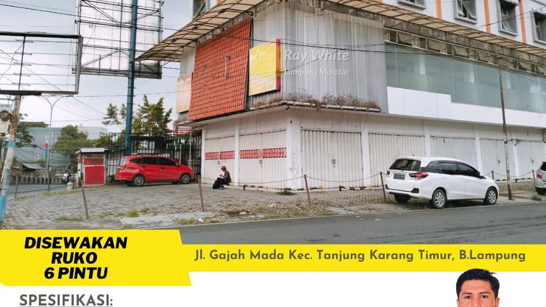 Ruko 2 lantai buat usaha Resto dan Kuliner di Jalan Gajah Mada 