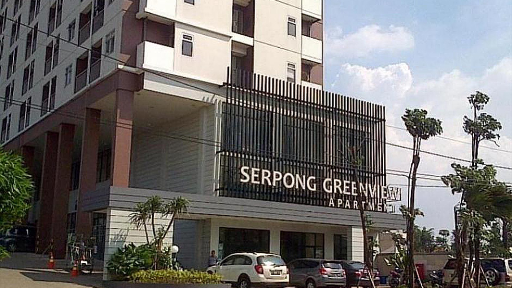 Apartemen Serpong Green View, 2BR Corner, 2 balkon, Furnished, Siap Huni