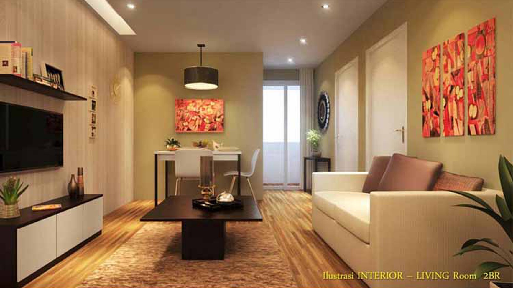 Apartemen Loftville City Penthouse 2BR Corner Ciputat Tangerang Selatan, Dekat BSD